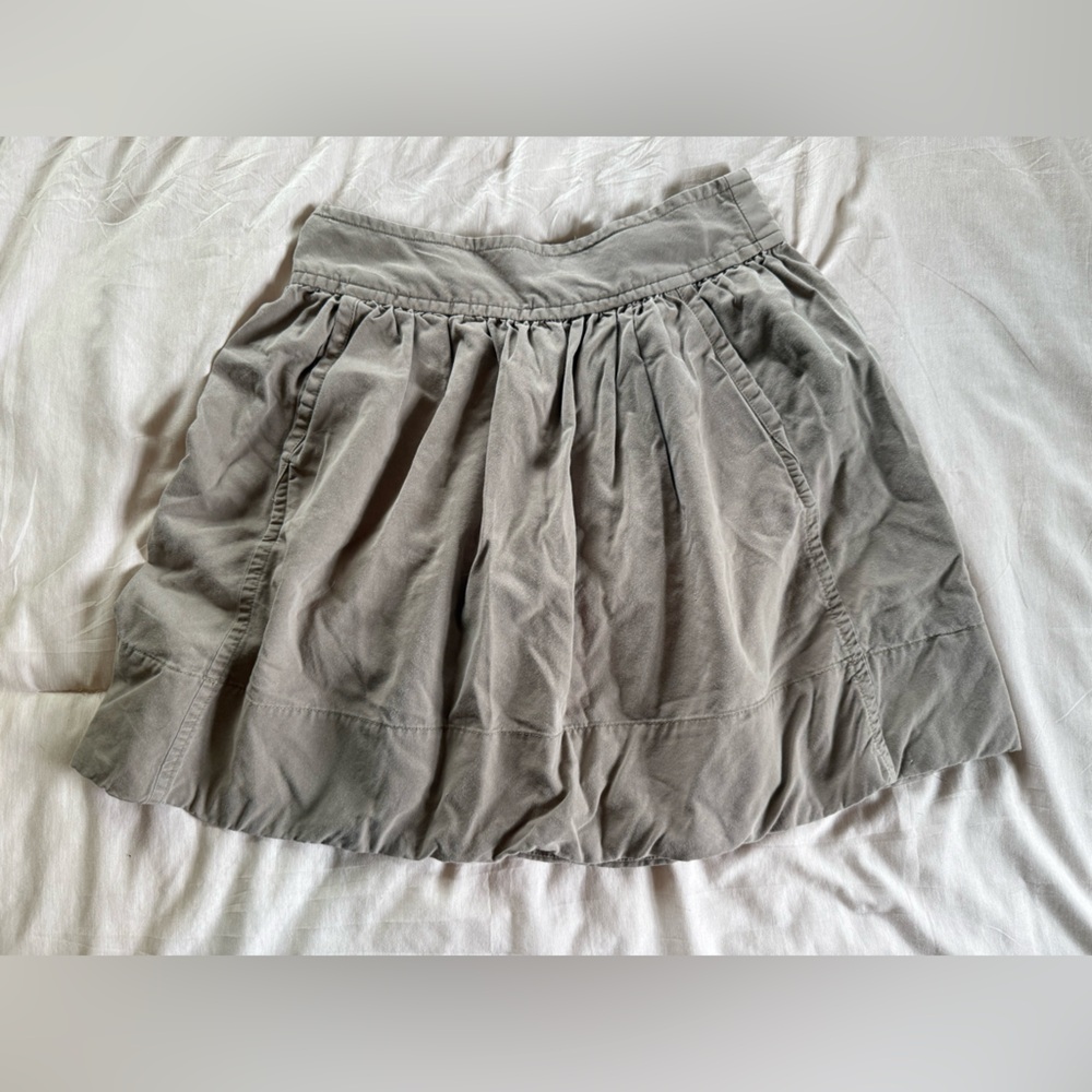 GAP Light Gray Circle Skirt